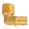 Apollo 1/2 in. x 1/2 in. MNPT PEX-A Barb Brass 90-Degree Male Elbow Fitting EPXME1212 - alternate 6